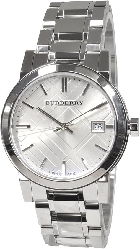 burberry women's bu9100 large check stainless steel bracelet watch|Amazon.com: Burberry Womens Watches.